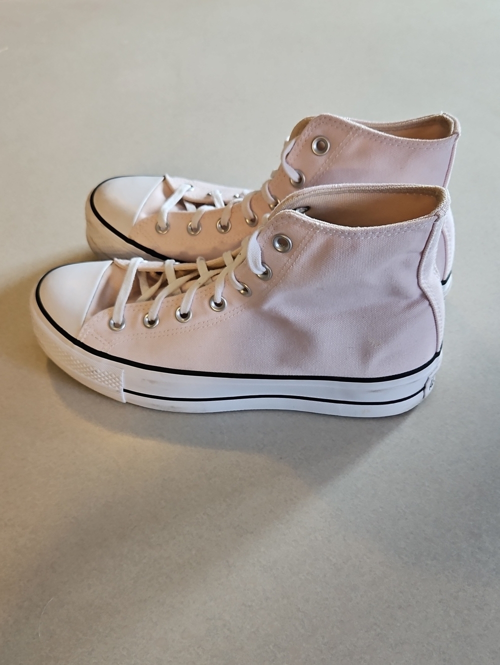 Pink Converse Platforms